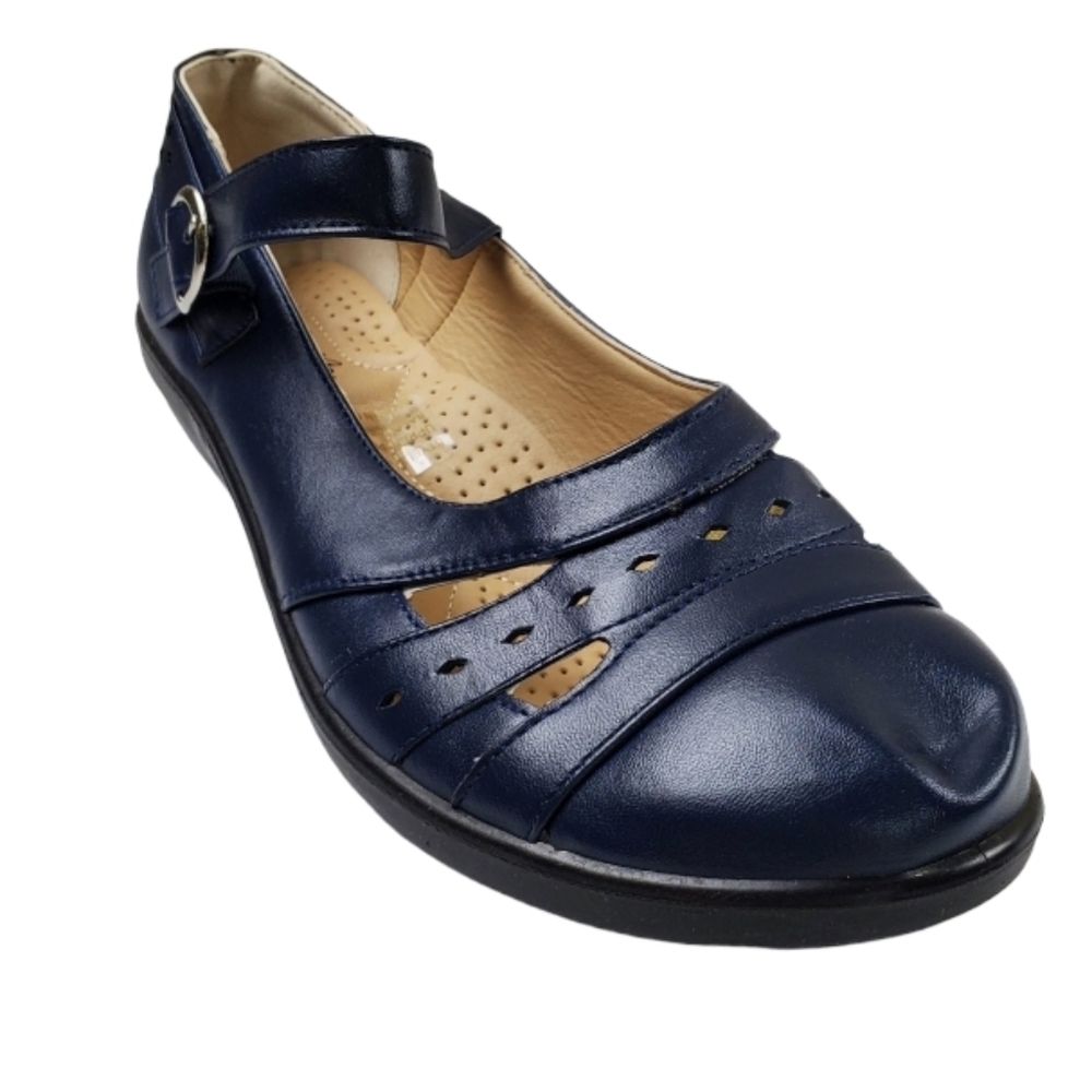 Angel Steps Women's Blue Mary Jane Shoes Size 9
